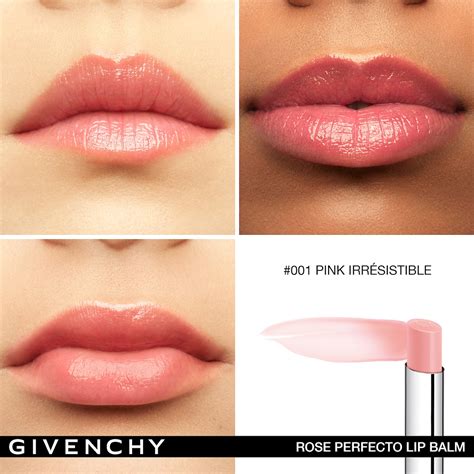 givenchy rose perfecto plumping lip balm 24h hydration|givenchy rose perfecto lipstick.